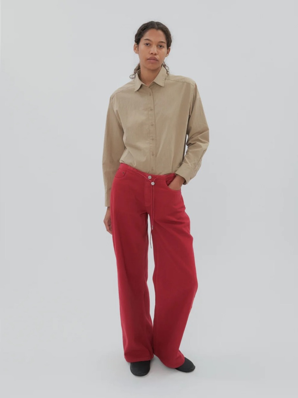 Still Here Cool Jeans in Red